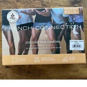 French Connection Mens Small 4 Pairs Boxer Brief Luxe Modal Comfort NEW